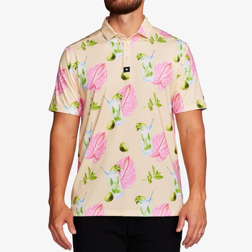 Bad Birdie | Mojito Polo | Yellow | Men’s Size Large